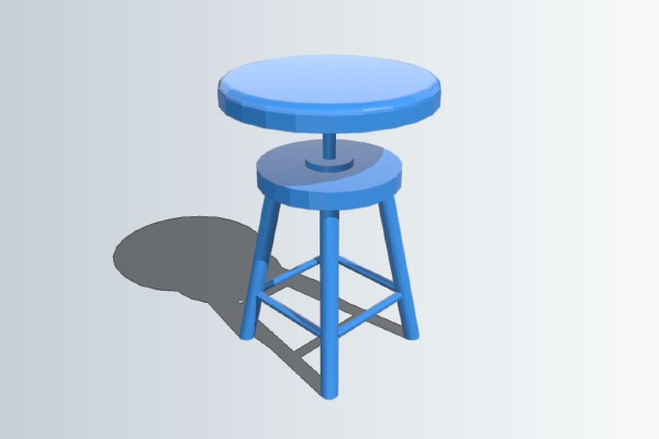 Piano Stool | 3d print model