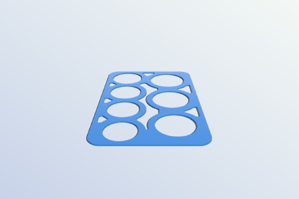 Circle Stencil | 3d print model