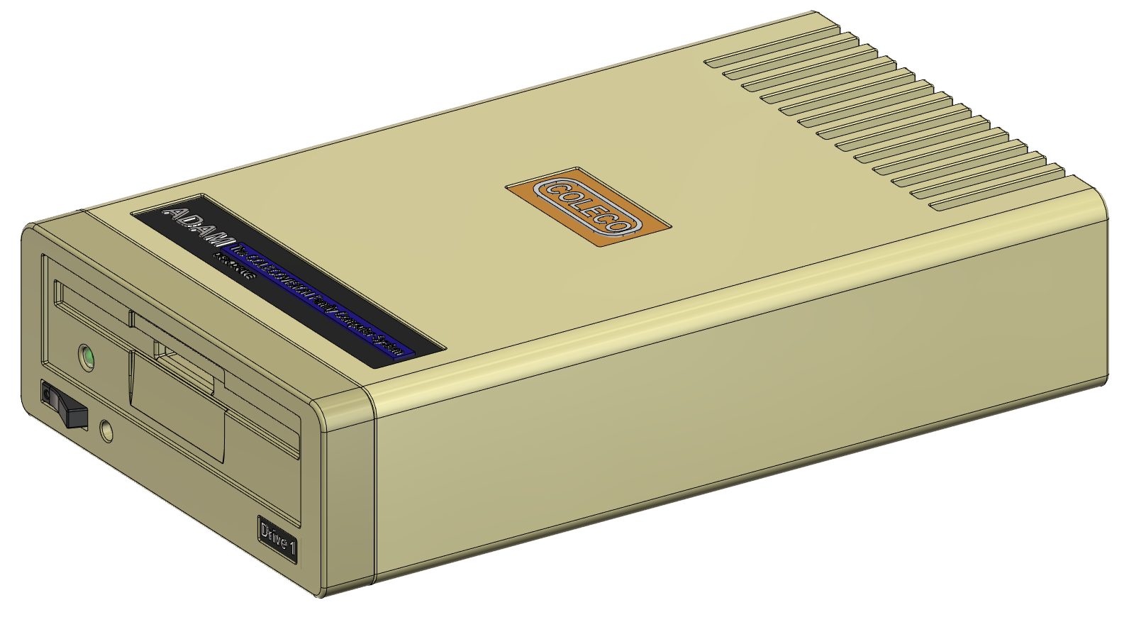 Arduino Mega 2560 Case (ADAM Computer Floppy Drive)