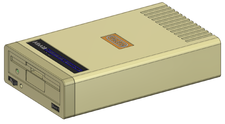Arduino Mega 2560 Case (ADAM Computer Floppy Drive) | 3d print model