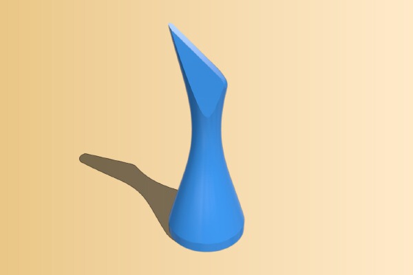 Minimalist chess set – knight | 3d print model