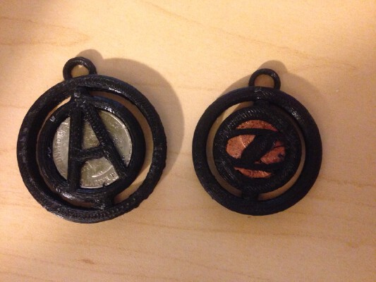 Lucky Coin Keychain | 3d print model