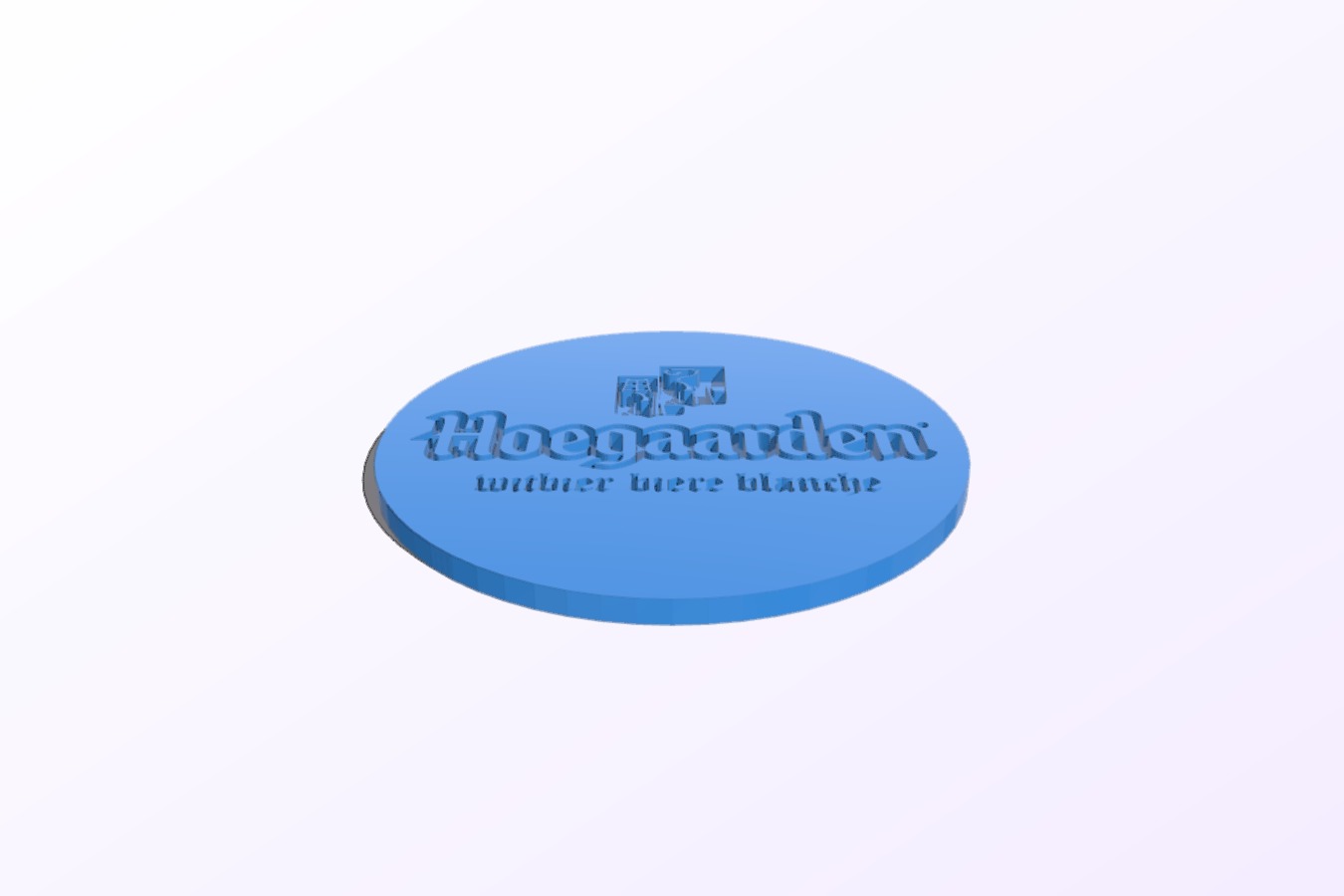 Hoegaarden Coaster