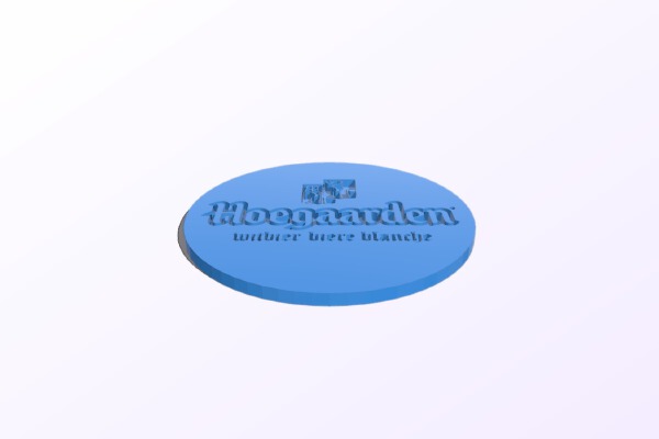 Hoegaarden Coaster | 3d print model