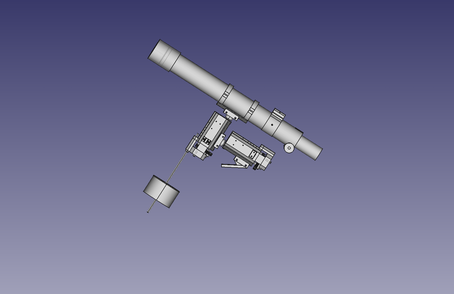 EQ telescope mount II. for OnStep goto controller