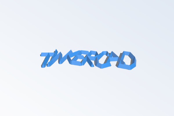 Tinkercad Text | 3d print model
