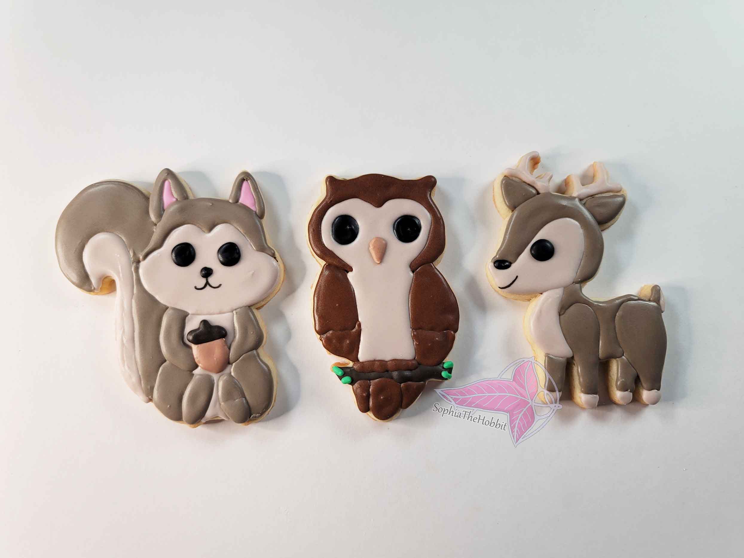 Part1 Forest Animal cookie cutter Woodland Creature Cookie Cutters
