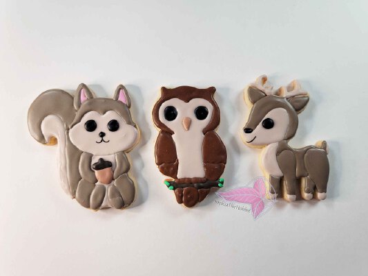 Part1 Forest Animal cookie cutter Woodland Creature Cookie Cutters | 3d print model