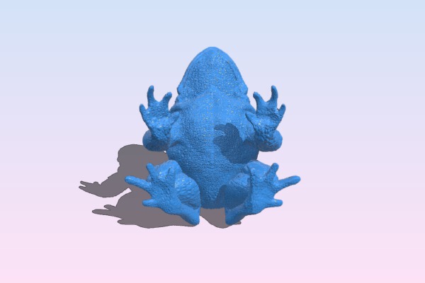 Realistic toad | 3d print model