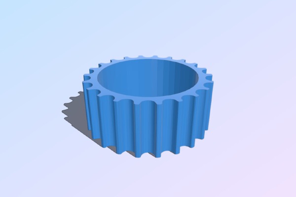 Anet A8 Belt Bearing Gear | 3d print model