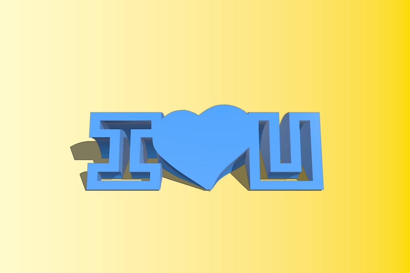 I love U