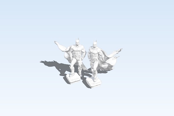 Batman with Cape Support Free Remix | 3d print model