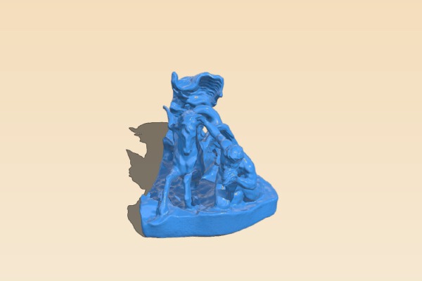 Tritons on the right – Trevi Fountain | 3d print model