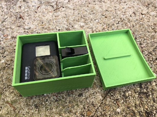 gopro 7 storage box | 3d print model
