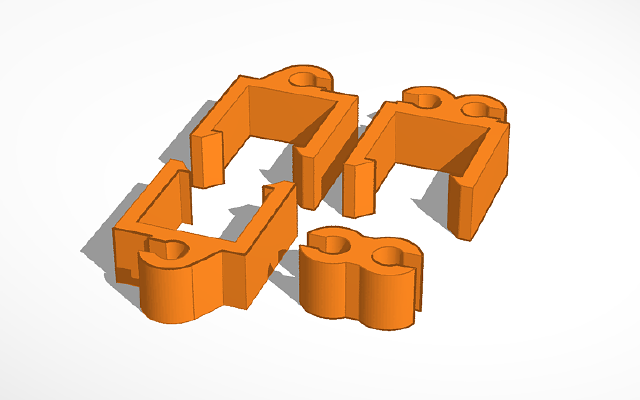 Arrow II Satellite Antenna RG58 Clips | 3d print model