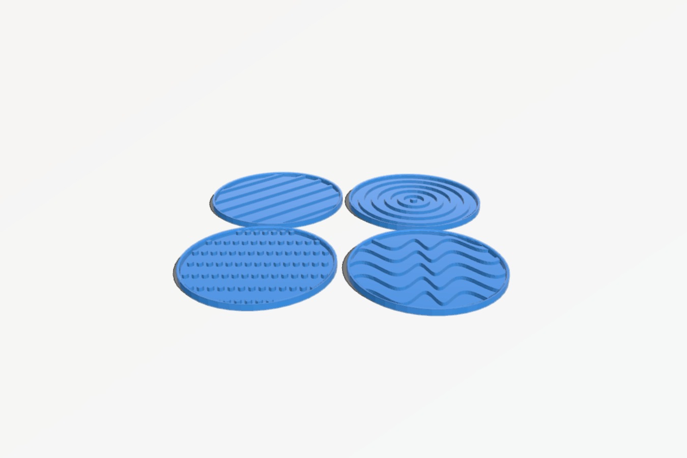 Coaster set round - Resin Molds