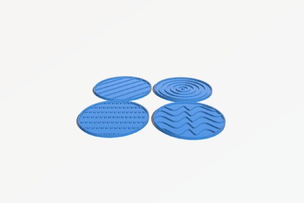 Coaster set round - Resin Molds | 3d print model