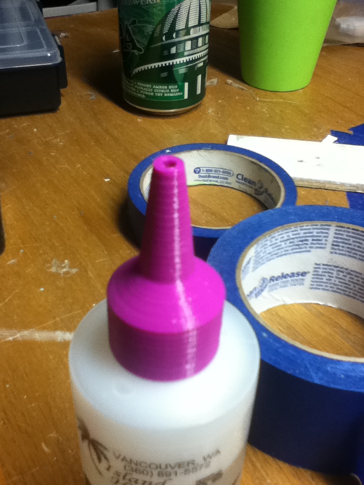 Threaded Squeeze Bottle Lid w_ Cap