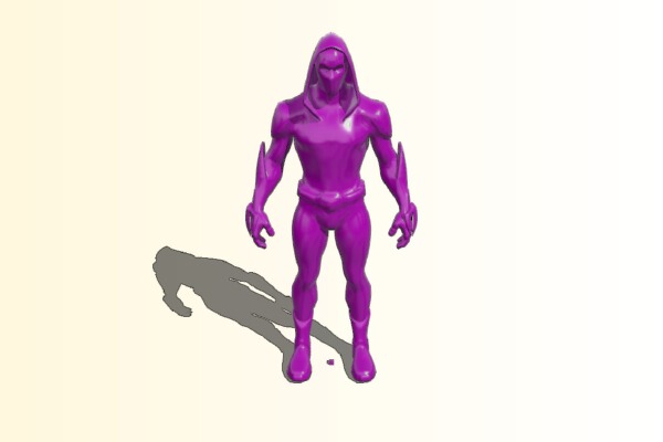 Omen Fortnite Character | 3d print model