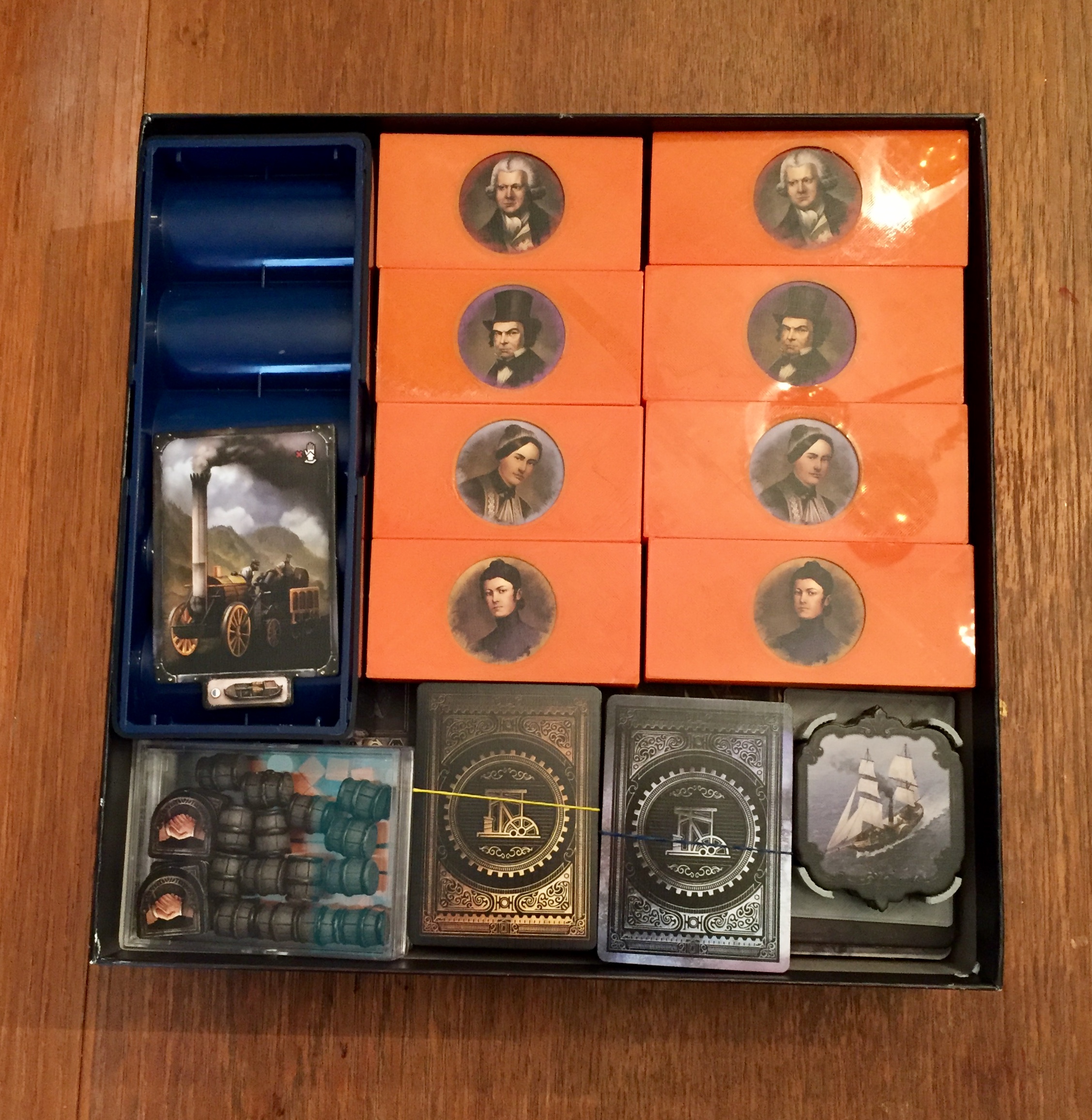 Player Piece Storage for Brass Lancashire and Birmingham
