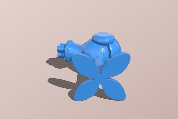 Peashooter Plants vs Zombies | 3d print model
