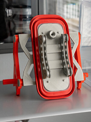 21-Cup Filament Silo w_spool holder for Qidi X-MAX | 3d print model