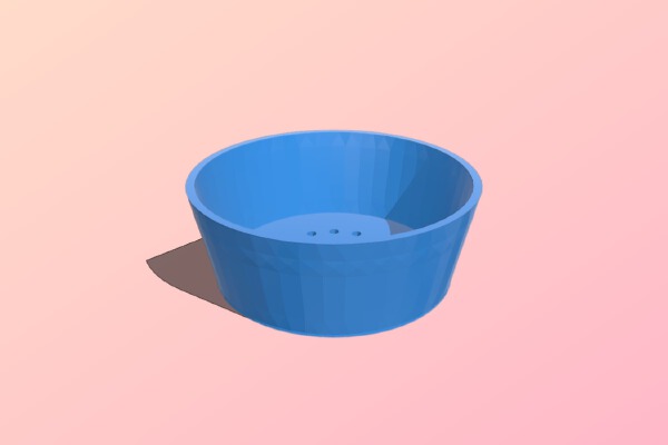 Round Soap Dish | 3d print model