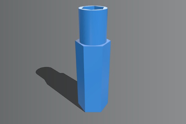 Mini-Z Wheel Hex Lock Nuts Wrench | 3d print model