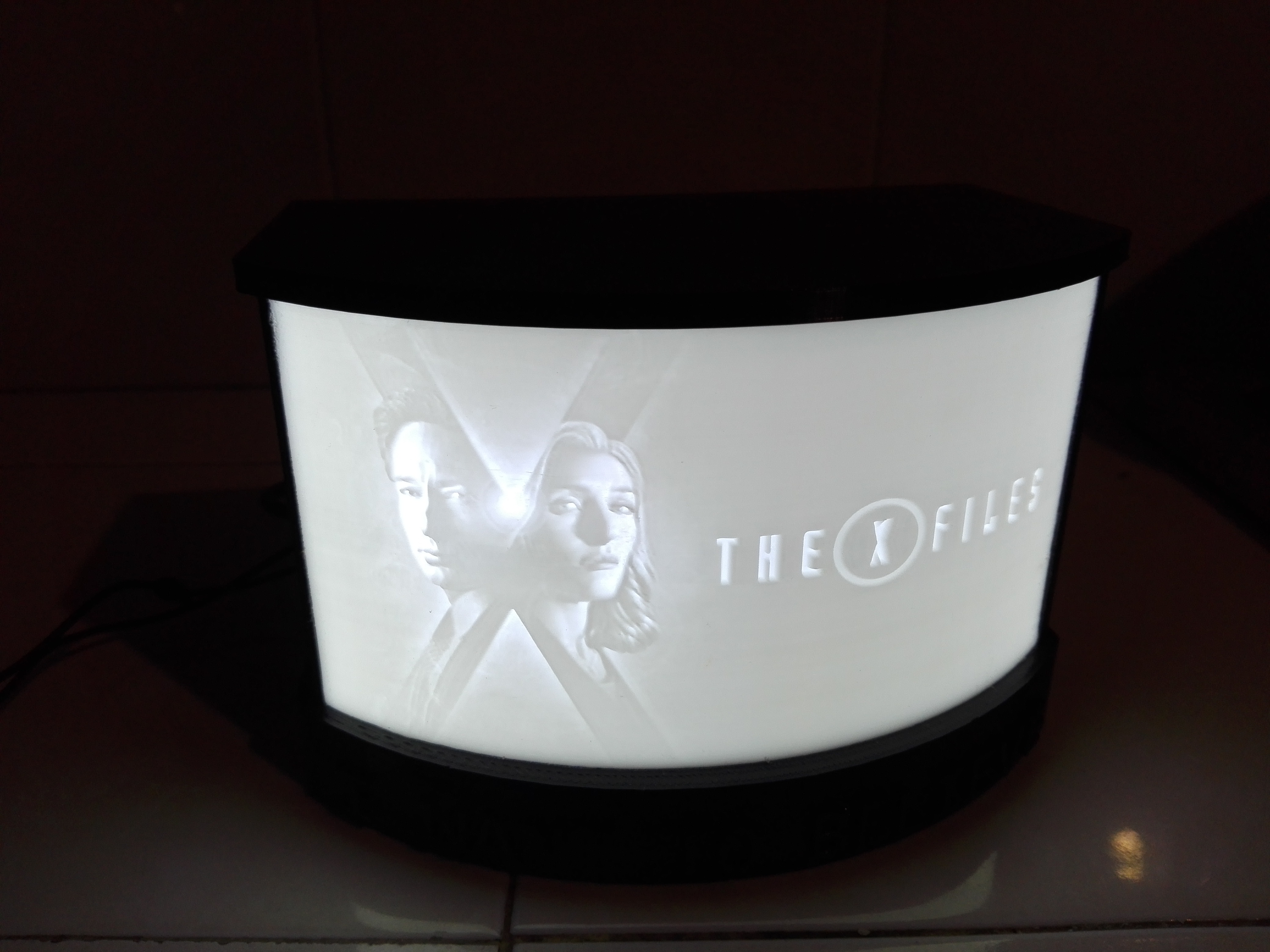 lithophane base x files