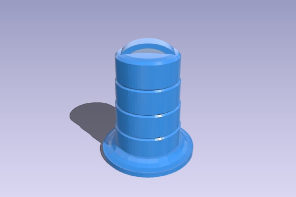 Traffic Barrel | 3d print model