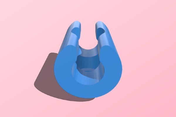 Bike brake tube clamp _ cable holder | 3d print model