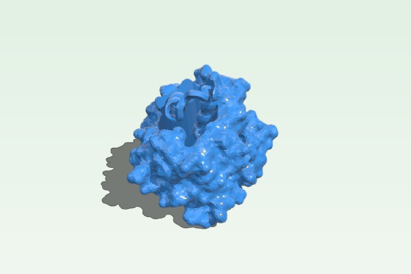 Conceptual representation of enzyme | 3d print model