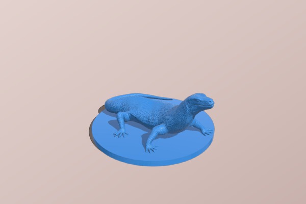 Giant Lizard | 3d print model