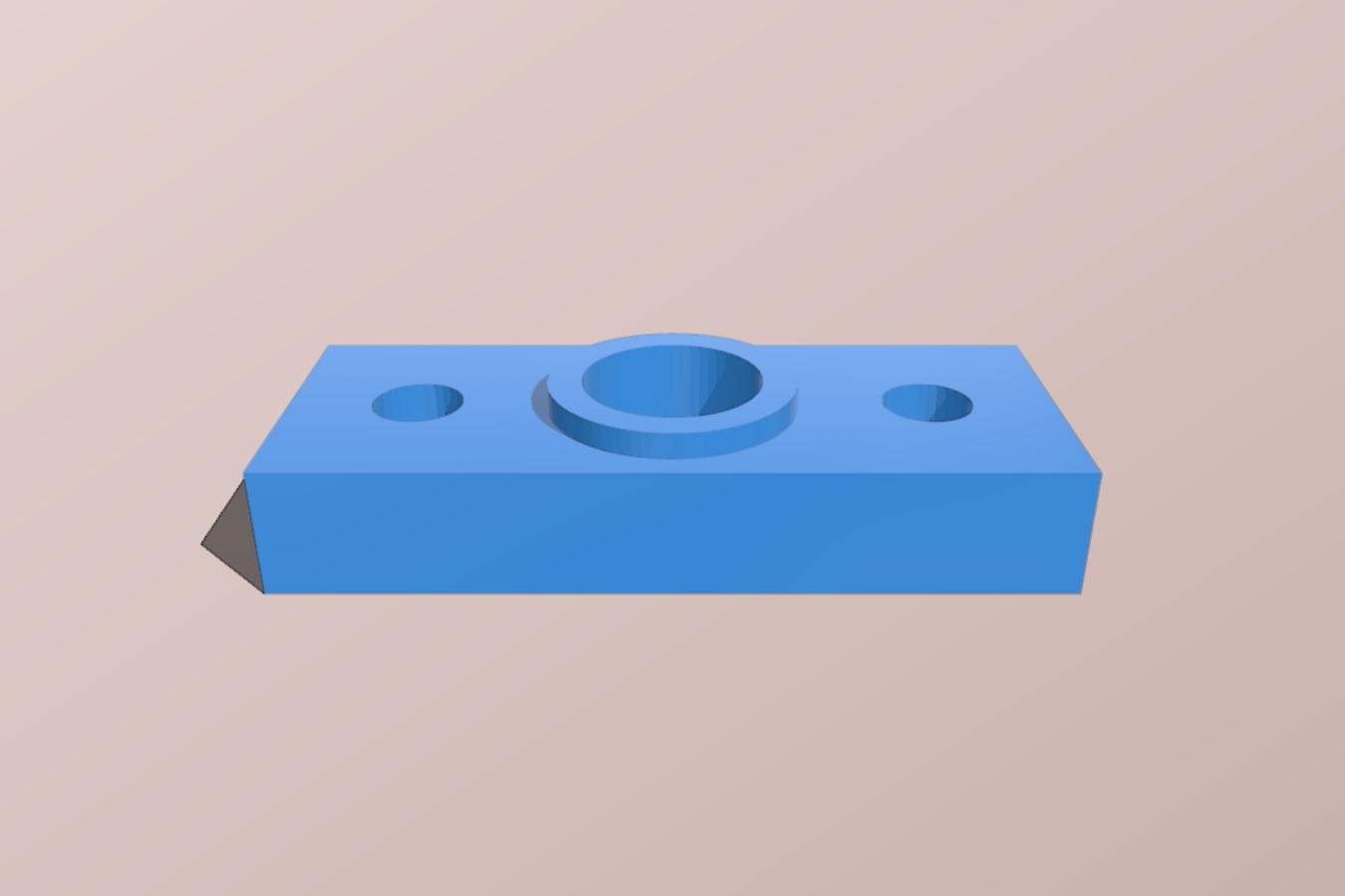 FlashForge Replicator Case Bearing Bracket