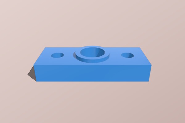 FlashForge Replicator Case Bearing Bracket | 3d print model