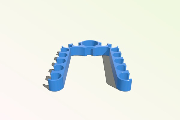 Nerf TwinShock Scope_Mega Dart Holder | 3d print model