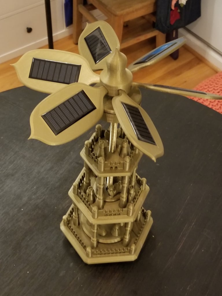 Solar Christmas Pyramid