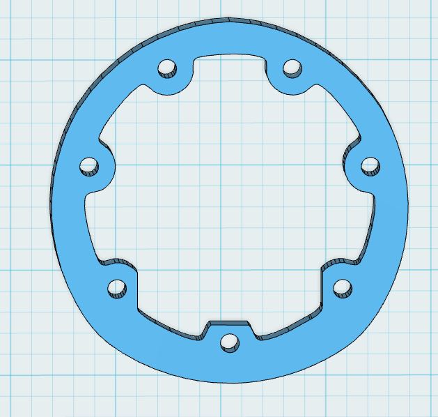 3DLabPrint Stearman PT-17 Motor Shims for CG correction