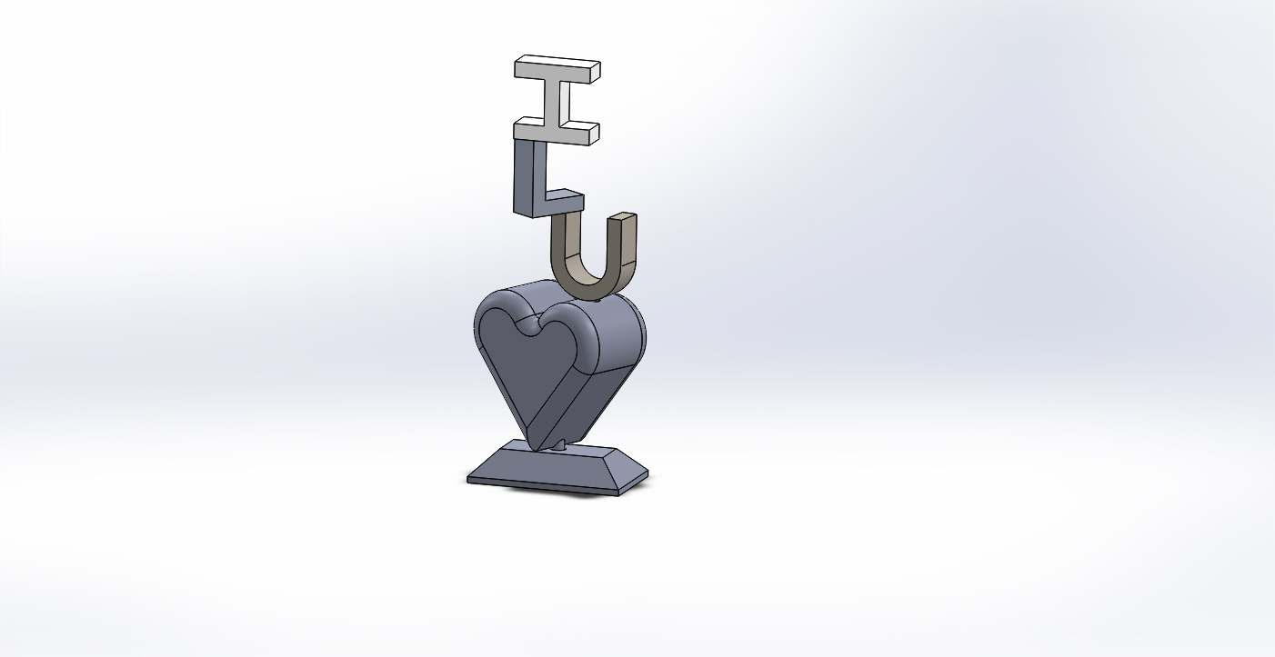 Valentines desktop stand
