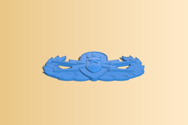 EOD Senior Badge | 3d print model