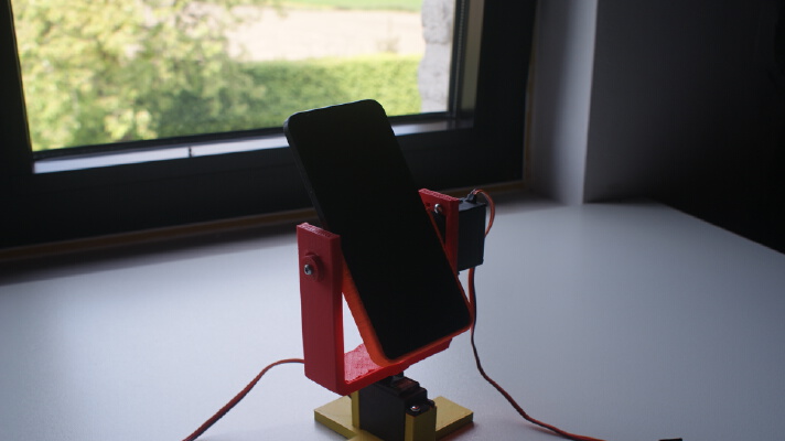 Phone_camera servo controlled mounting | 3d print model