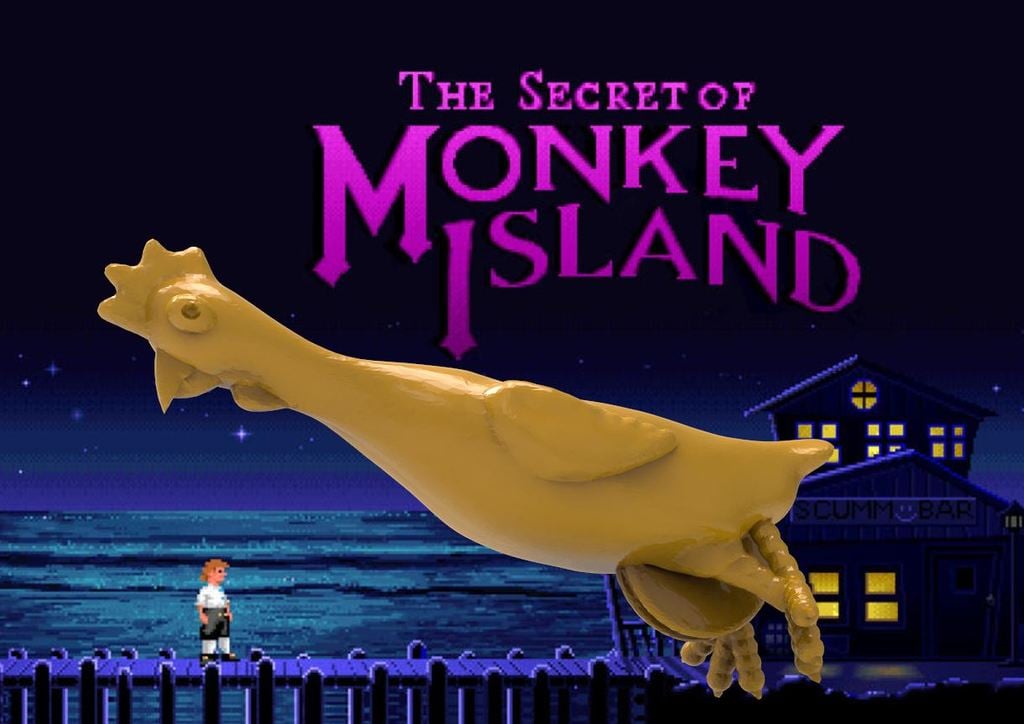 Secret of Money Island - Rubber Chicken with a Pulley in the Middle !  V2