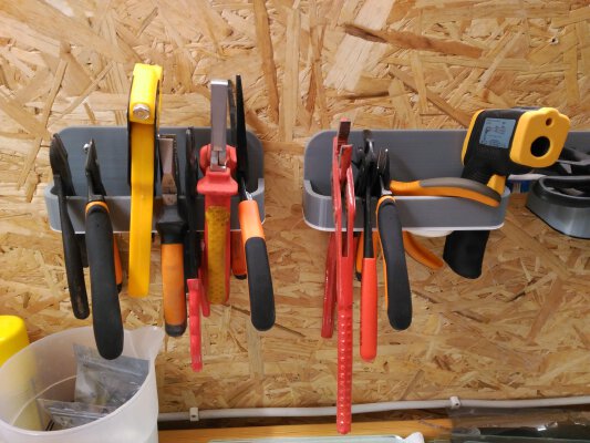 Tool brackets for workshop wall | 3d print model