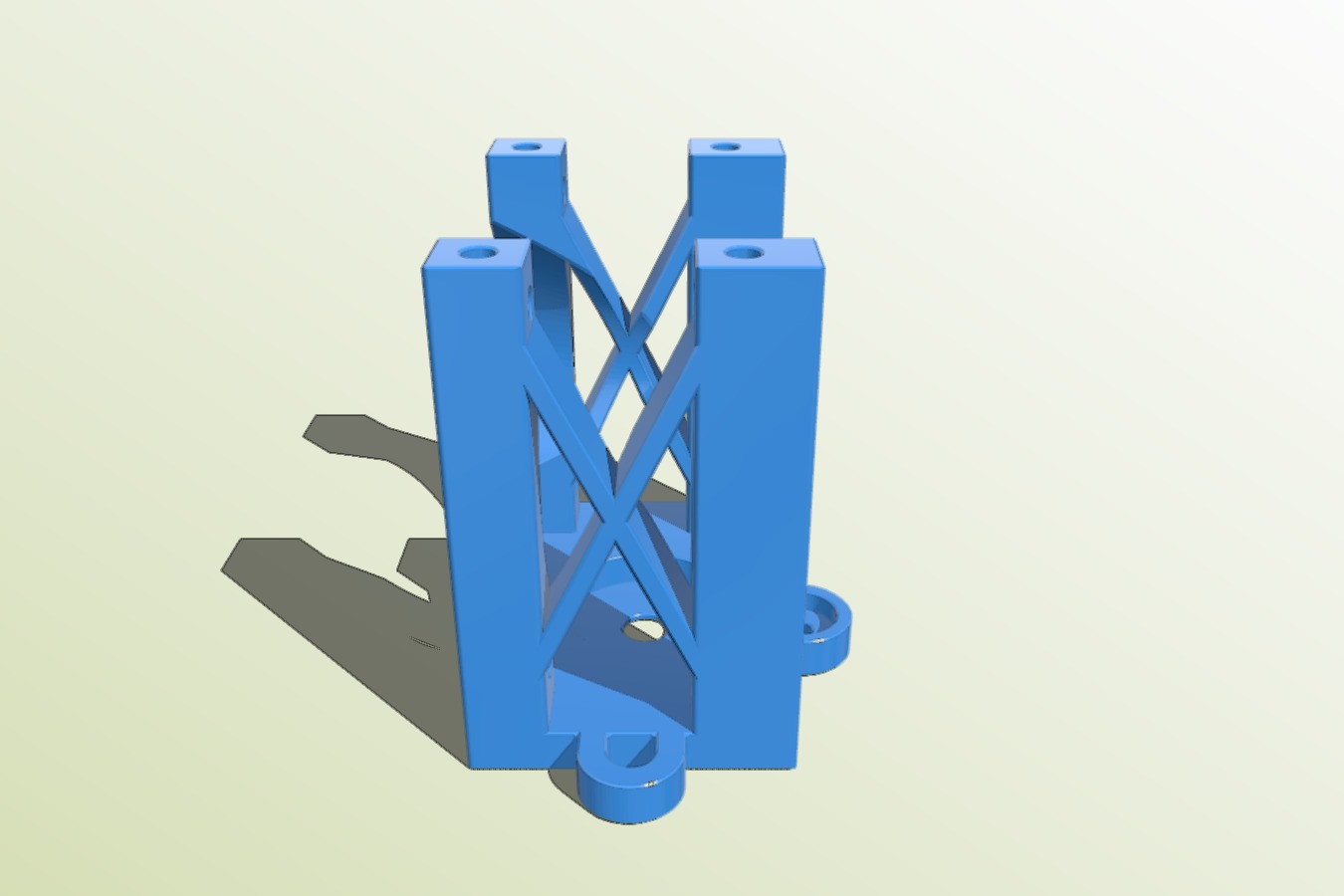 Anycubic Kossel Hotend Mount (Zesty Nimble Mount Holes)