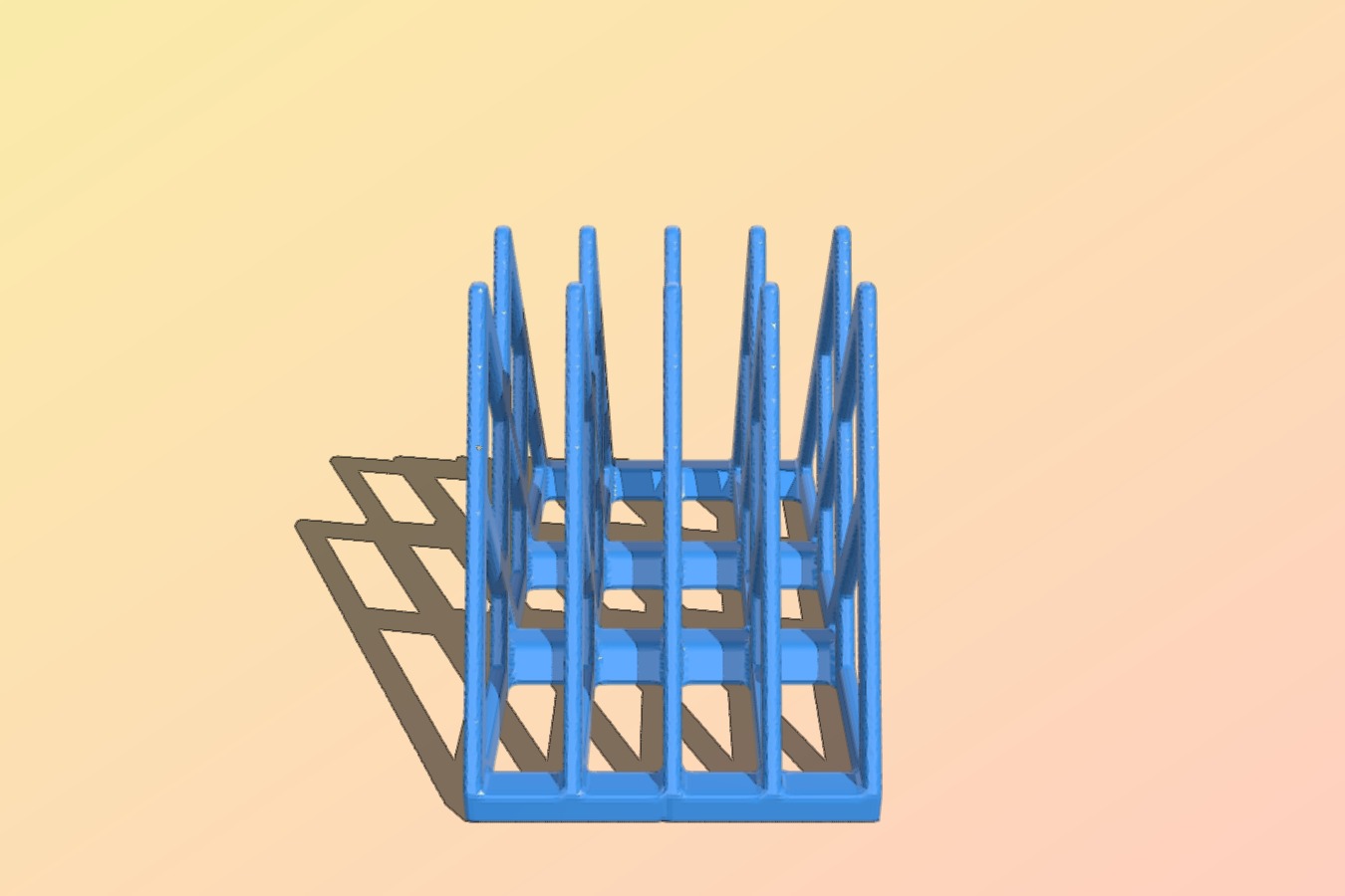 Cutting board drying rack (4 slots)