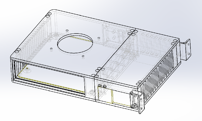 mini itx computer case | 3d print model