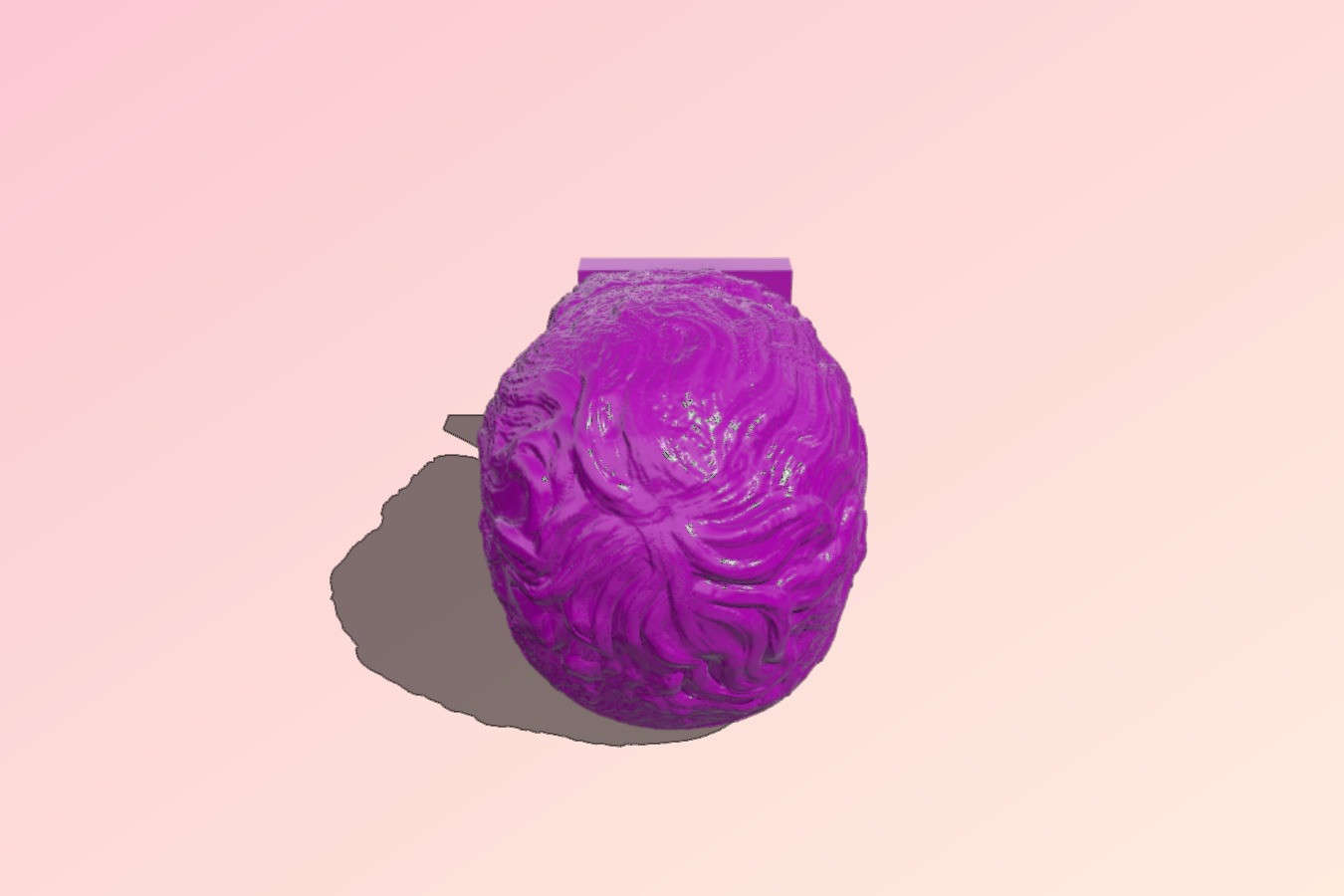 Ny mét marble head of a herm