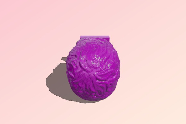Ny mét marble head of a herm | 3d print model