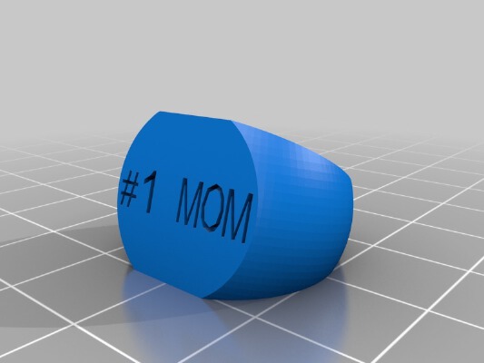 mom ring | 3d print model