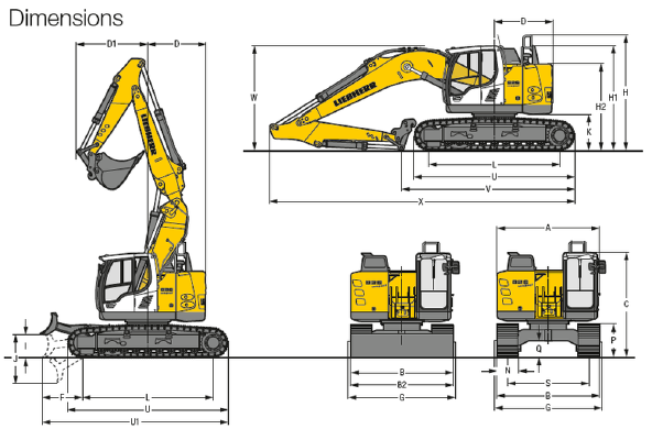 Tourelle excavatrice LIEBHERR 926r compact | 3d print model